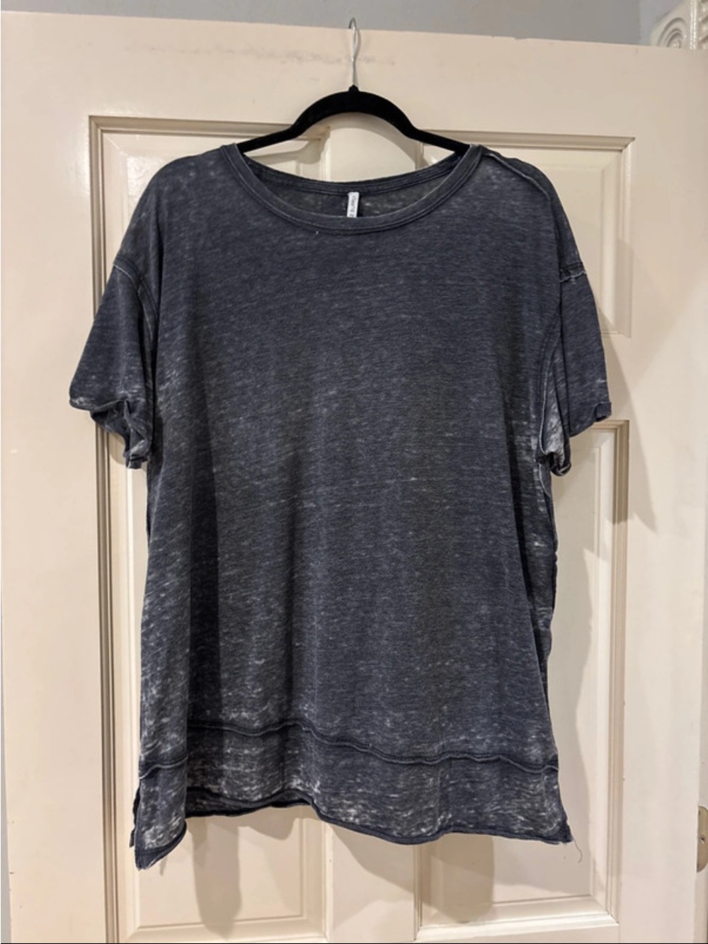 Z Supply Washed Charcoal Short Sleeve Crew Tee